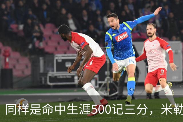 同样是命中生涯500记三分，米勒仅用170场，第一152场，库里和东契奇呢？